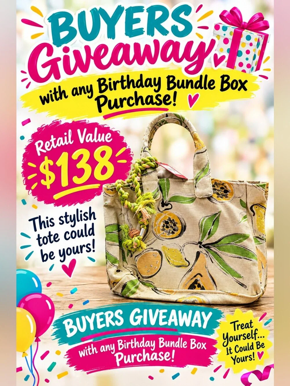 Kayla's Birthday Bundle Box 1 - Assorted Self Care And More Bundle